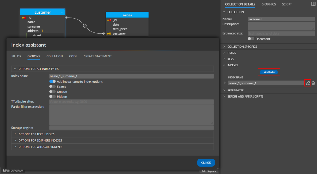index assistant for mongodb indexes