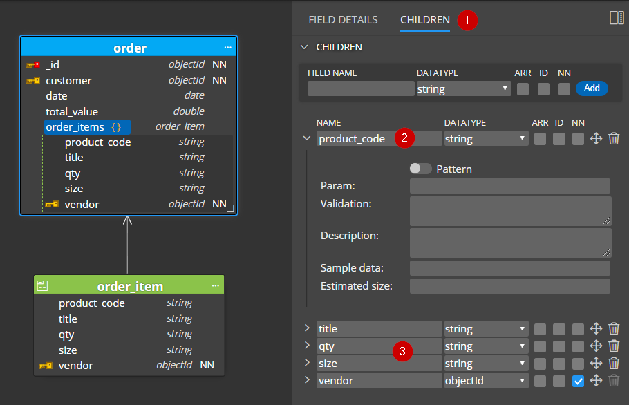 comfortable modifications of nested items in MongoDB schema