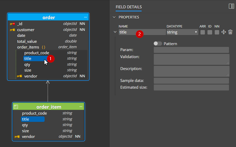 Direct editing in Moon Modeler