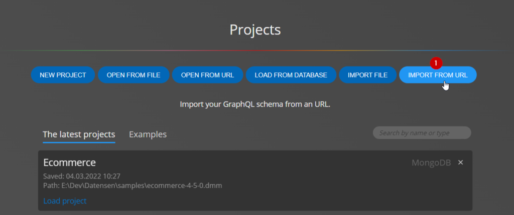 Import GraphQL from URL