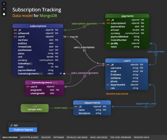 UI refinements in Moon Modeler 12.6