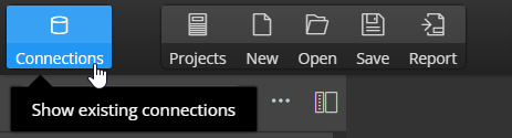 Connections - main toolbar