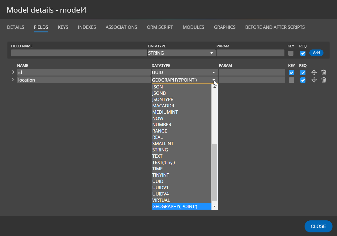 Custom data types