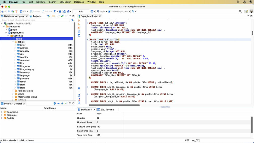 DBeaver - a popular application for running SQL scripts.