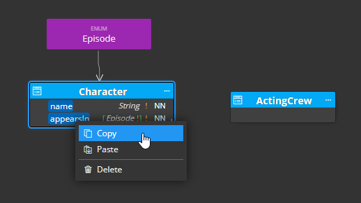 Copying type properties