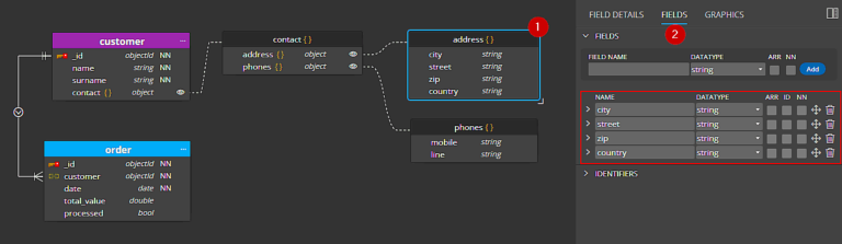 How to create an ER diagram for MongoDB