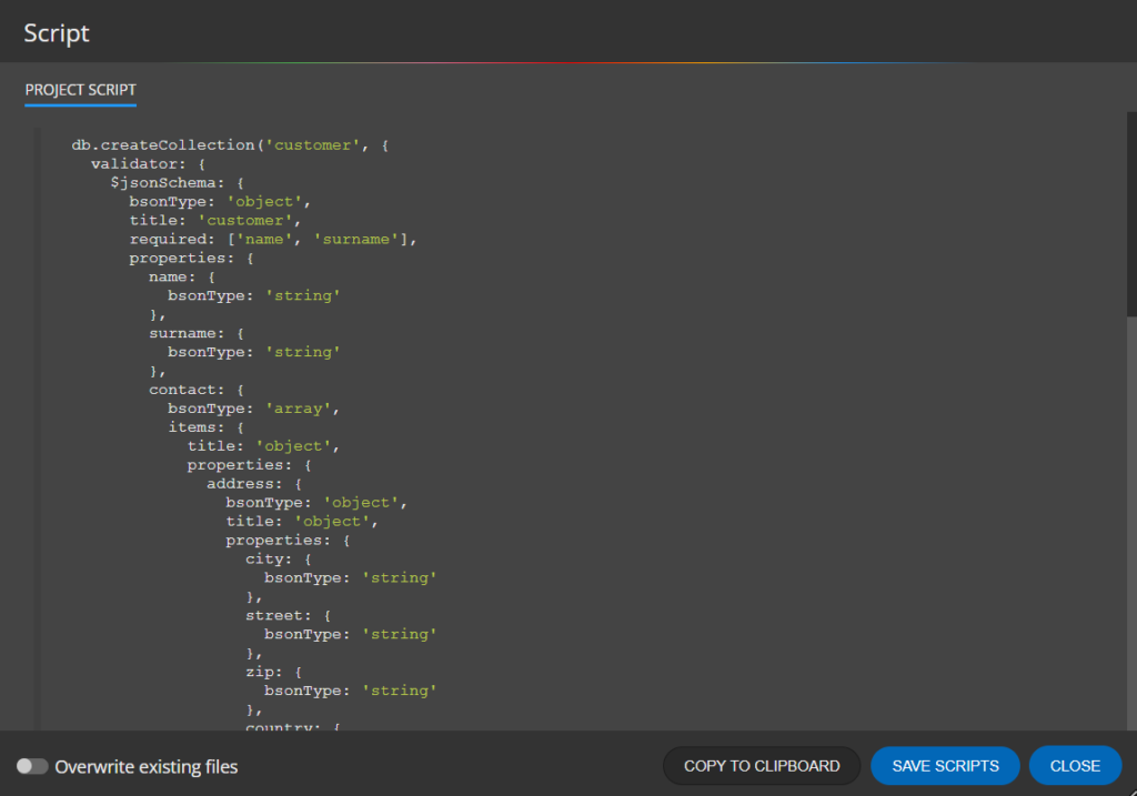 Validation script