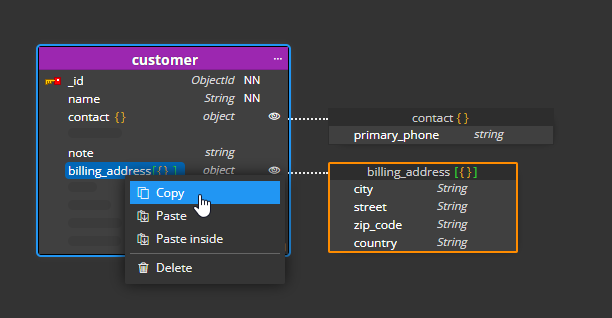 Copying fields