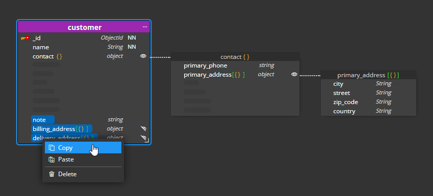 Copying multiple fields