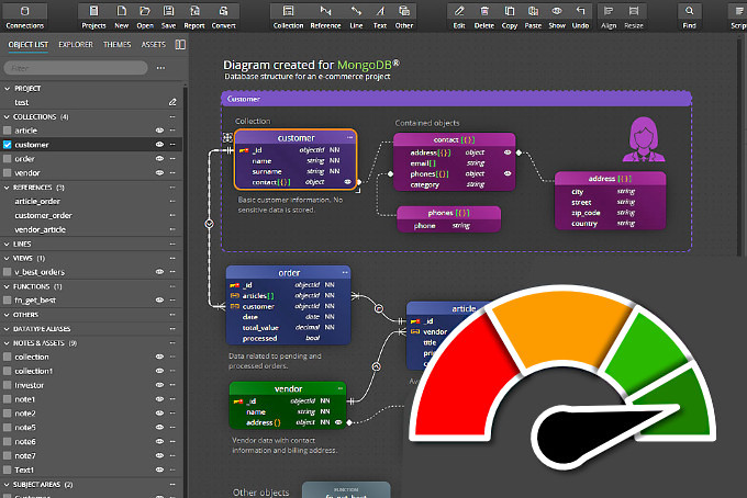 Faster and smoother Moon Modeler for MongoDB and noSQL databases