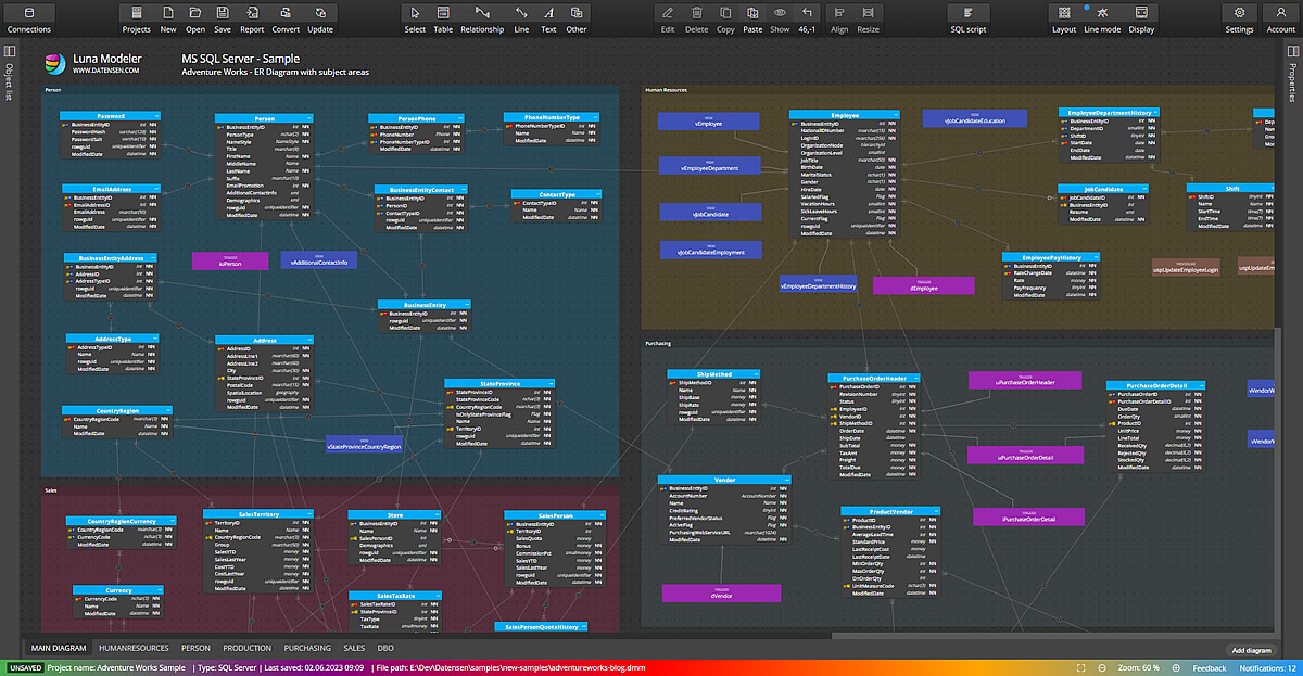 How to create a database