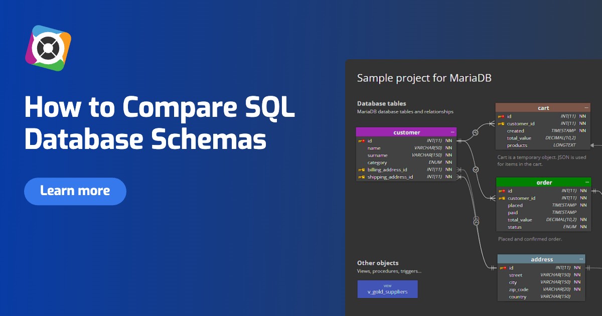 Discover how to effectively compare SQL database schemas using Luna Modeler. Our guide offers step-by-step instructions.
