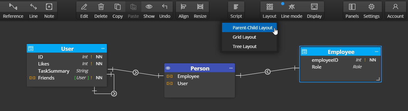 autolayout parent-child