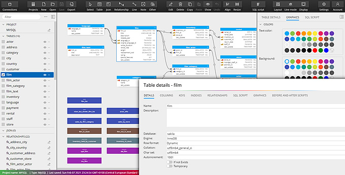 Database modeling tool for MongoDB - Moon Modeler.