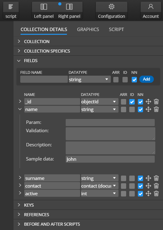 Edit properties