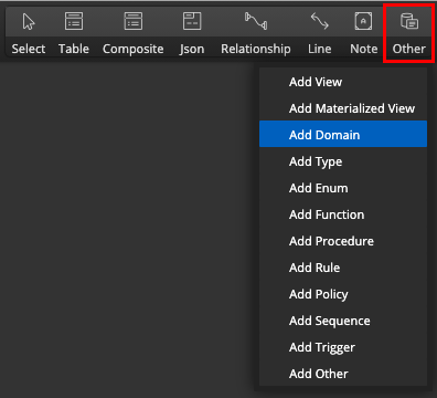 PostgreSQL domain - other object