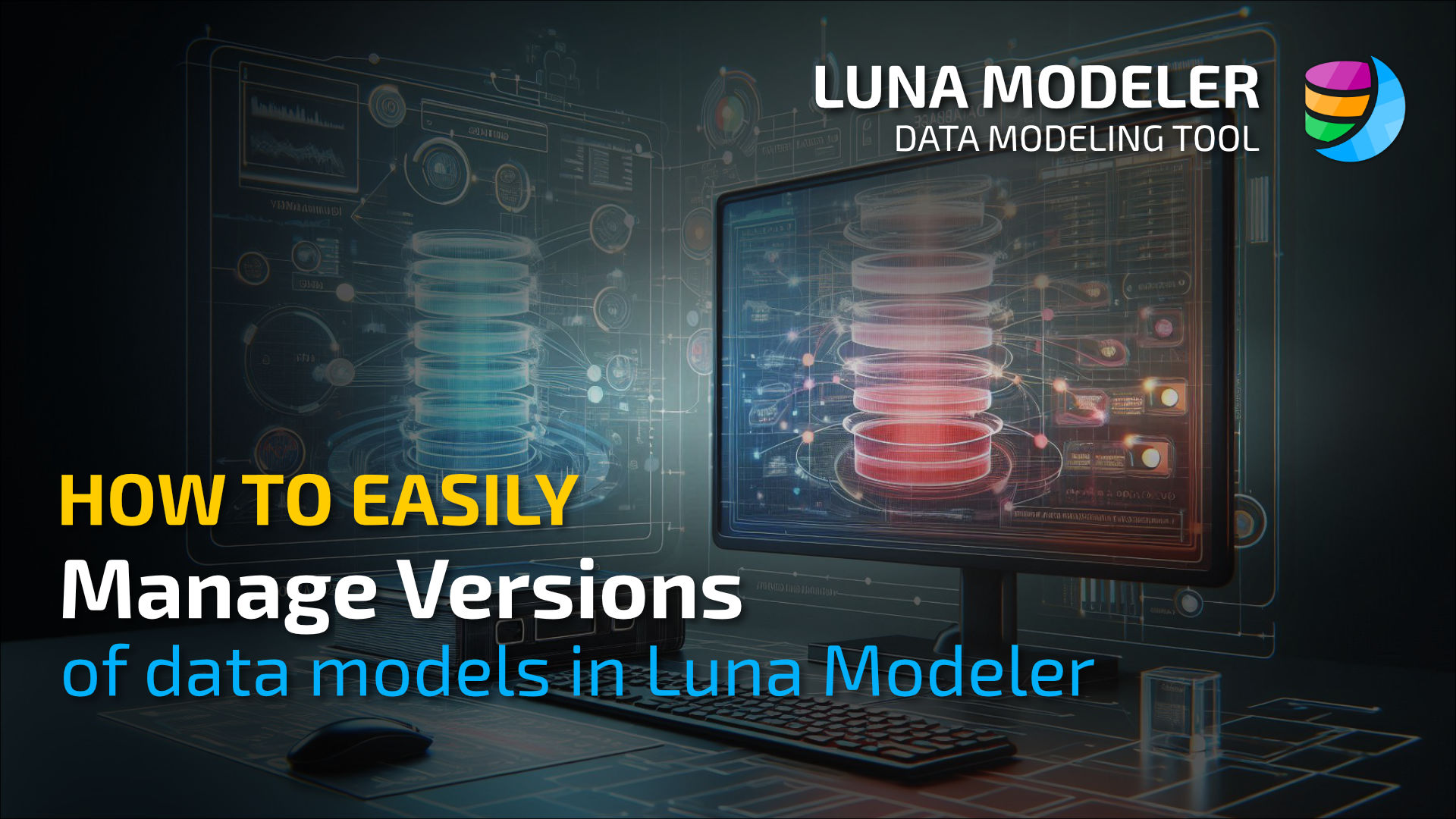 Learn how to manage different versions of your data models directly in Luna Modeler.