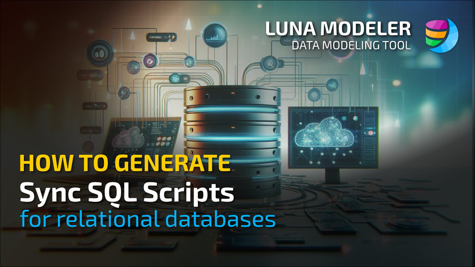 Learn how to easily compare your project to existing database structures and how to generate synchronization scripts in Luna Modeler